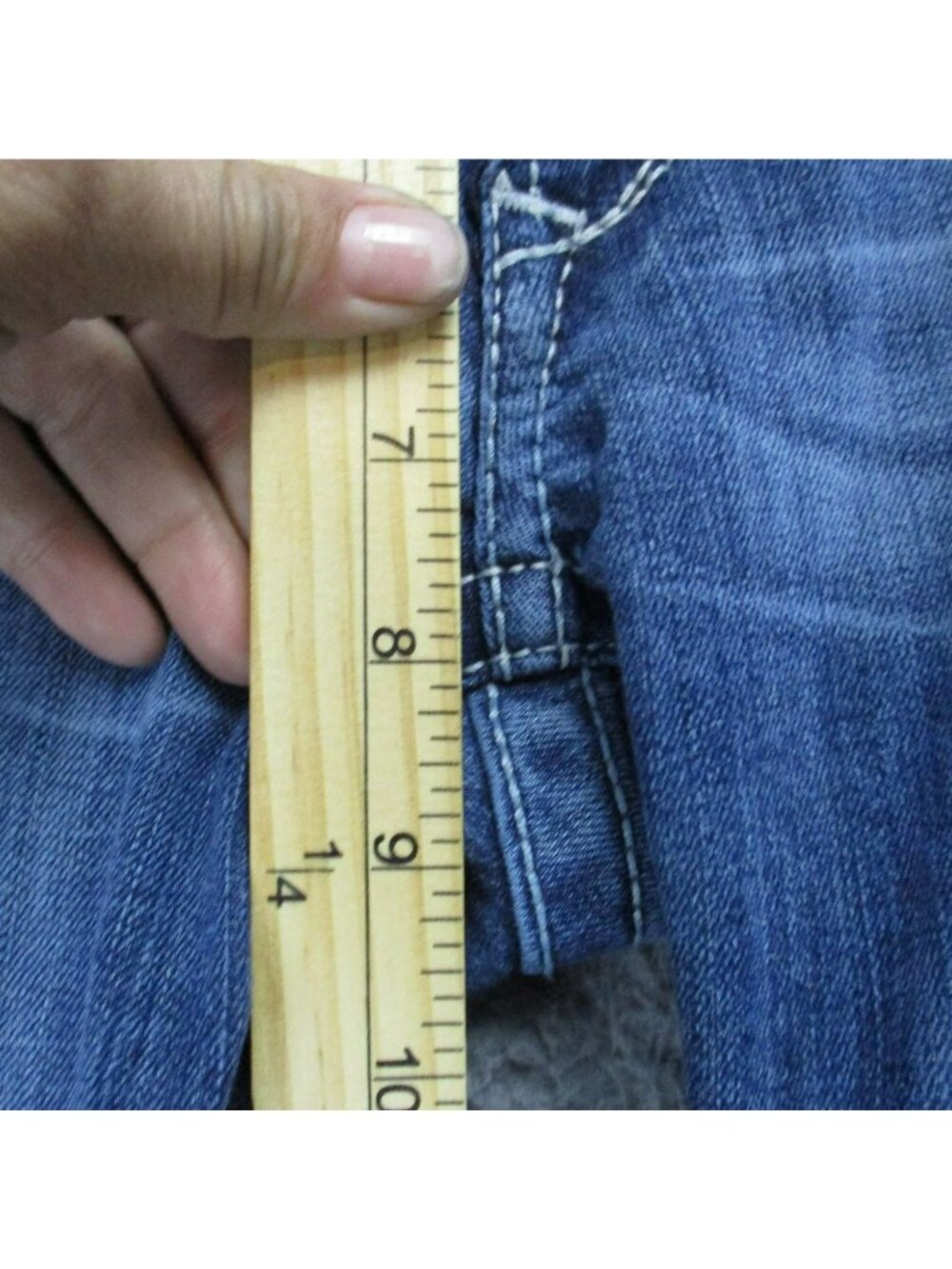 Ariat Jeans Womens 28 Tall Blue Stretch Denim Bootcut *Read* - Picture 6 of 15